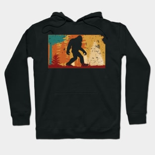 Bigfoot Retro Vintage Sasquatch Kansas Hoodie